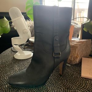 Jimmy Choo Perfect Height Boot Leather Black 🖤